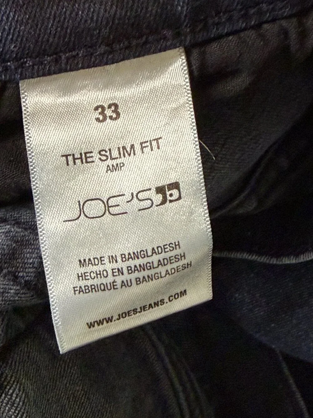 Joes Jeans Slim Fit Jeans Denim Pants Men Blue 33
